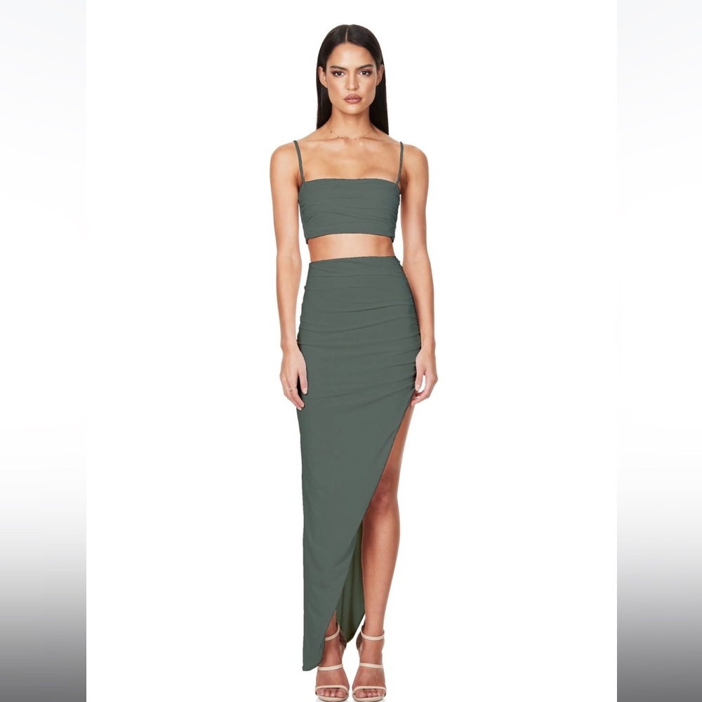 NOOKIE - Aria Skirt Set - Size S - Khaki